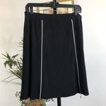 Misook Women Mini Pencil Skirt Size M Zipper Details Black Punk Edgy Y2K 90’ Photo 0
