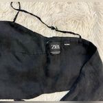 ZARA  open back tie crop top Photo 2
