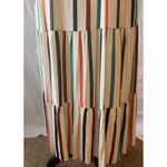 Ces Femme Striped Tiered Adjustable Straps Maxi Dress Women's Medium Size 8 Photo 2