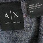 Armani Exchange Linen Grey Navy Crew Neck Sweater Photo 24
