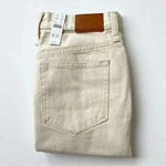 J.Crew Slouchy Boyfriend Jean in Ecru Natural 100% Cotton Size 25 NWT Photo 10