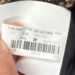 BOSS Tweed Skirt Leather Trim Career Wear Business Casual Brown Black 14 Photo 6