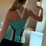 Lululemon Blue Tank with mesh pocket in the back| Size: 6 Photo 1