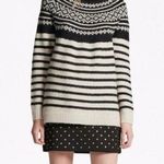 French Connection Norway High Neck Fair Isle Wool Sweater Photo 0