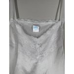 Vtg Velrose White Lace Slip Tank Top Womens Sz 2X Romantic Coquette Cami Photo 1