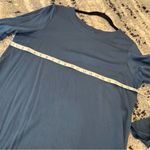 J. Jill Pure Blue Midi Dress and Green Tunic Turtle Neck Top Size Large Photo 4