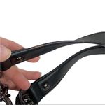 Million Wishes Black Velvet Embroidered and Beaded Shoulder Purse Bag Photo 7