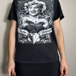 Marilyn Monroe  Black T Shirt Size Medium Photo 0