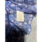 Free People   Shirt Sz M Floral Embroidered Cottage Peasant‎ Boho Floral Photo 5