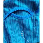 Billy Reid REI Women's Turquoise Hooded‎ Athletic Pullover Quarter-Zip Jacket XS Photo 6