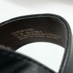 Comfortview  Lilou Sandals Wedge Heel Slingback Faux Leather Black 11M Photo 4