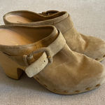 Veronica Beard  Dacey 100MM Suede Clogs- 7.5 US Photo 0
