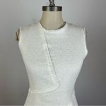 Theory Spring Boucle Seamed Shell Top in White Photo 3