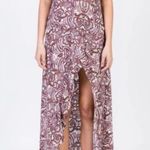 For Love & Lemons paisley high low slip maxi dress swim coverup summer vacay Photo 1