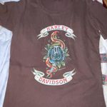 Harley Davidson Snake Tattoo Tshirt Photo 1