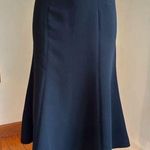 Gegrge Black Fit & Flare Long Skirt SZ 12 Zip On Side No Lining Good Con… Photo 0