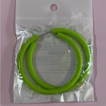 NEW 5 PIECE Vibrant Pink Hoop Earrings Photo 2