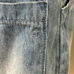 Juicy Couture  Chambray Romper Shortalls Sleeveless Collared Blue Small Y2K Photo 6