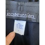 Equestrian Deigns Womens Medium Black Santa Barbara Silky‎ Straight Leg Breeches Photo 4