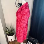 Moschino  COUTURE Long Faux Teddy Fur Jacket,‎ Italian, FUCHSIA, Size 4, NWT Photo 4