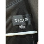 Xscape Short Scuba Collar Side Ruffle Style 5636X Black Size 16 Cocktail Photo 4