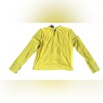 Anthropologie James Coviello  Crochet Lace‎ Yellow Long Sleeve Top Size S Photo 11