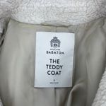 Babaton Aritzia Wool Double Breasted Short Teddy Coat Cream White Size 2 Photo 10