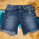 Silver Jeans Blue Jean Shorts with Distressed Details Photo 0