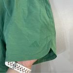 Adidas  Green Athletic Shorts Lightweight Elastic Waist Photo 2