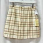 Aritzia NWT Wilfred  Patio High Waist A-Line Mini Skirt Francesca Beige Women S Photo 7
