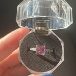 Sterling Silver Amethyst Ring  925 Photo 4
