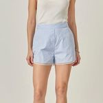 English Factory Blue and White Stripe Shorts with Lace Detail🪻! Photo 1