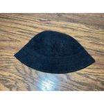 Vintage Unbranded Hat Bucket Wool Fuzzy Black Minimalist Mens Womens 90s Classic Photo 2