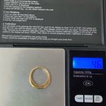 SUZANNE SOMERS 925 Gold Emerald Green Trilliant CZ Cubic Zirconia Ring Size 8 Photo 10