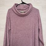 Anthropologie Maeve Women's Small Pink Purple Cowl Neck Tunic Top Sweater Dress Photo 4