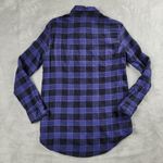 EXPRESS  Women's Long Sleeve Shirt Plaid Flannel Size XS Photo 7