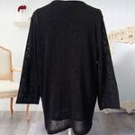 Lane Bryant Black Knit 3/4 Sleeve Cardigan Twinset Sweater Set Sz 18/20 **READ** Photo 2