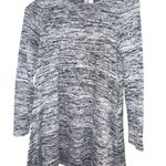 Alya Gray and Black marled Long Sleeve sweater Tunic women’s size XS Photo 0