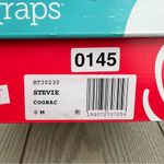 Baretraps Women's Stevie Button Ankle Booties 8M Cognac Faux Leather $80 Photo 8