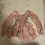 Cousin Couture  long sleeve pink chrome dress  Photo 2