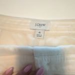 J.Crew Cream A-Line Button Skirt Photo 4