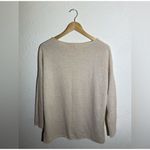 Tory Burch Beige Pullover 100% Cashmere Sweater ( XS ) Photo 6