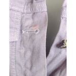 Rachel Comey  Women's Solid Long Sleeve Button Front Denim Jacket Purple Size 6 Photo 9