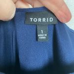 Torrid  Navy Blue Lace Mesh Tank Maxi Dress Sz.1 Photo 5