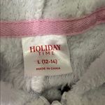 Holiday Time  Pink and White Fleece Onesie Photo 6