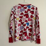 Hanna Andersson Heart Print Women's Pajama Top XS Red Photo 7