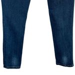 The Limited  Denim SZ 2R Skinny Jeans Low-Rise Zip-Fly Stretch Dark Wash Patches Photo 6