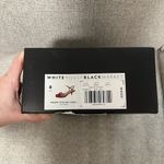 White House | Black Market  NEW Red Strappy Kitten Heel Sandal Size 8 Photo 2