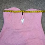 Bardot  Eleni Strapless Tweed Boucle Mini Dress Soft Pink 12 Photo 9