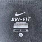 Nike  Dri-Fit Cropped Black Womens Running Leggings size S small Straight Leg Photo 2